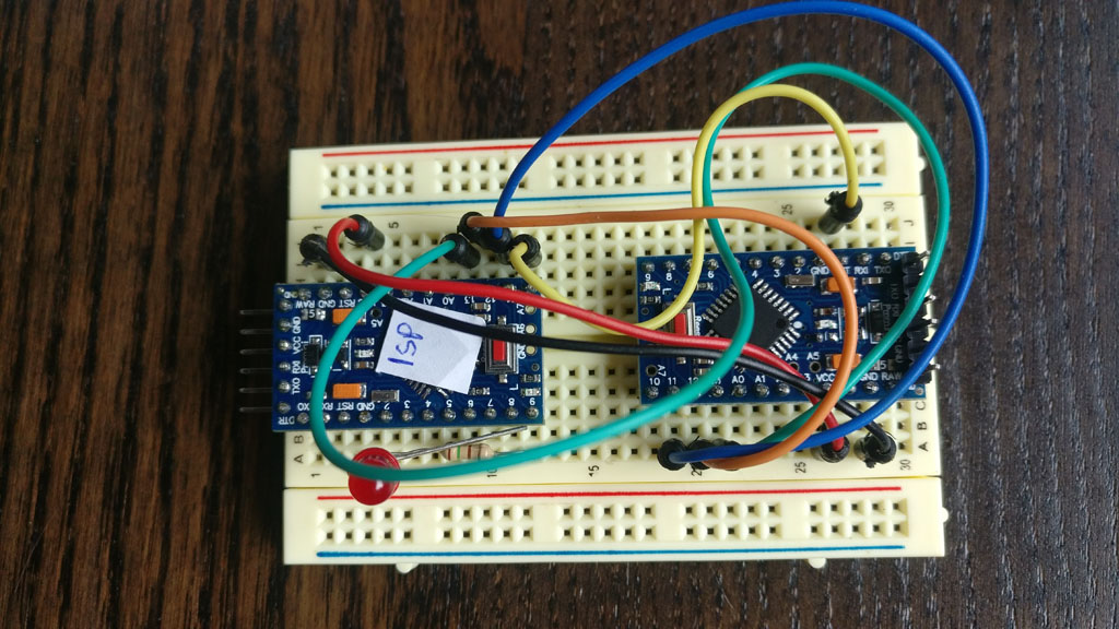 Breadboard Pro Mini ISP